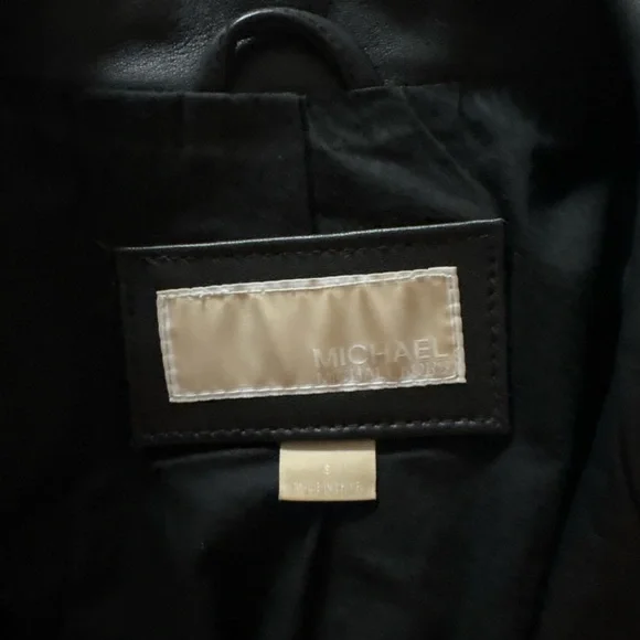 Michael Kors Leather Jacket - Picture 3 of 3